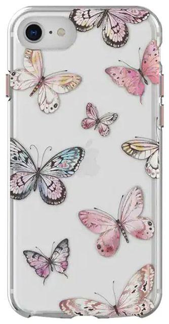 Body Glove Karma Phone Case for iPhone SE (2020-2022)/8/7 - Pink Butterflies