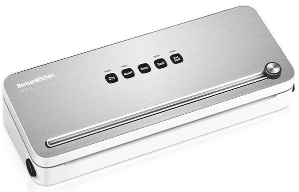 Bonsenkitchen  Food Vacuum Sealer Machine VS3802 - Stainless Steel/White - Excellent