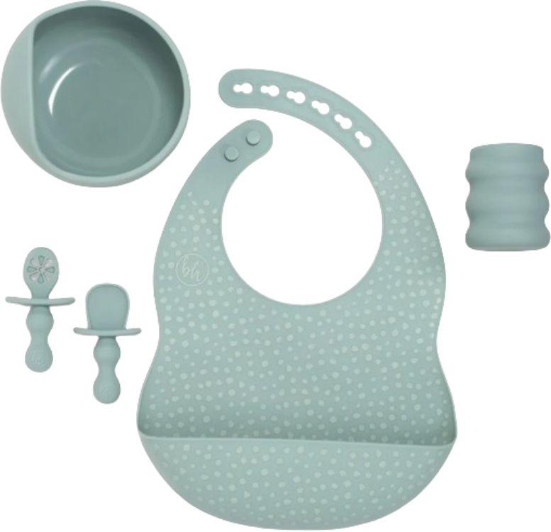 BooginHead  Baby Led Weaning Essentials Kit (5 Piece) - Sage Green - Brand New