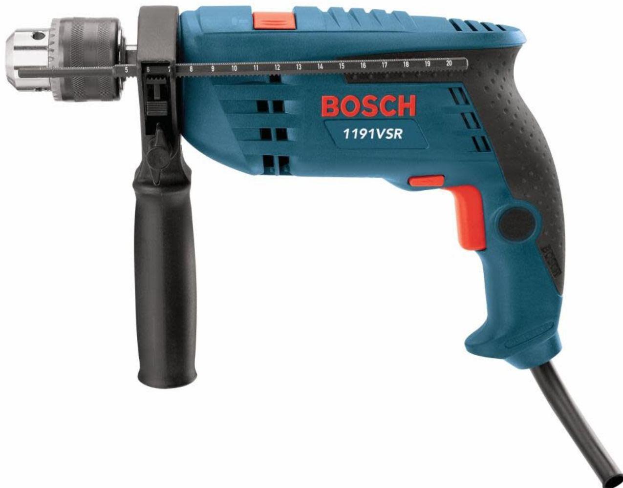 Bosch 1191VSRK Professional Corded Hammer Drill - Green Blue
