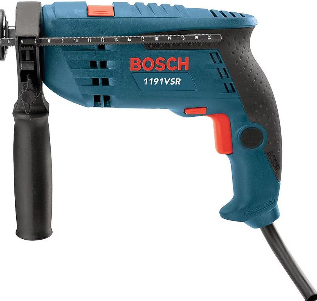 Bosch 1191VSRK Professional Corded Hammer Drill - Green Blue