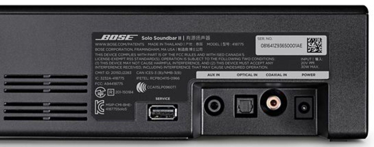 Bose Solo Soundbar Series II - Black