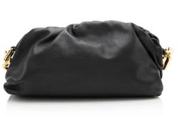 Bottega Veneta Calfskin The Chain Pouch Bag - Leather - Black