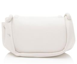 Bottega Veneta Lambskin Beak Crossbody - Leather - White