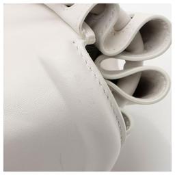 Bottega Veneta Lambskin Beak Crossbody - Leather - White