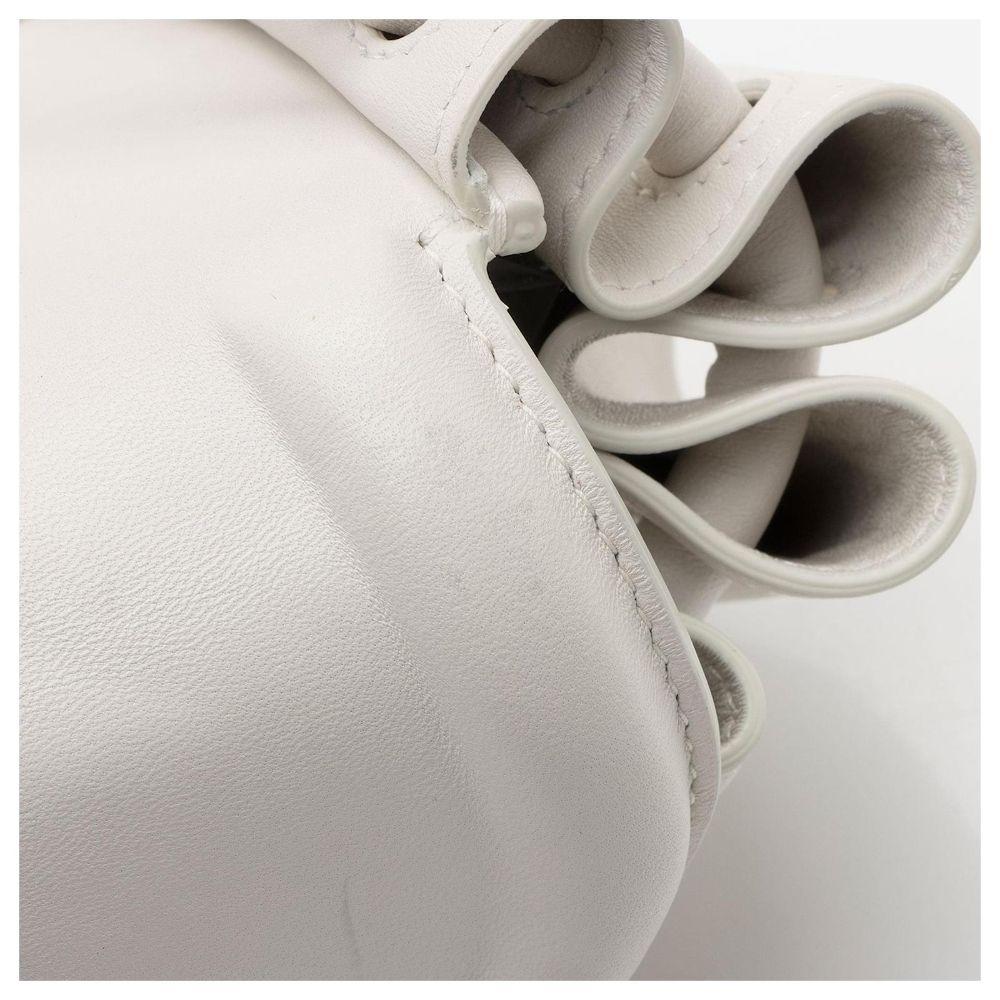 Bottega Veneta Lambskin Beak Crossbody - Leather - White