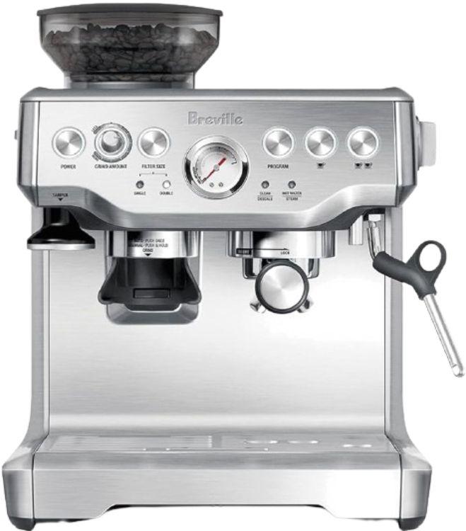 Breville  Barista Express Espresso Machine - Silver - Excellent