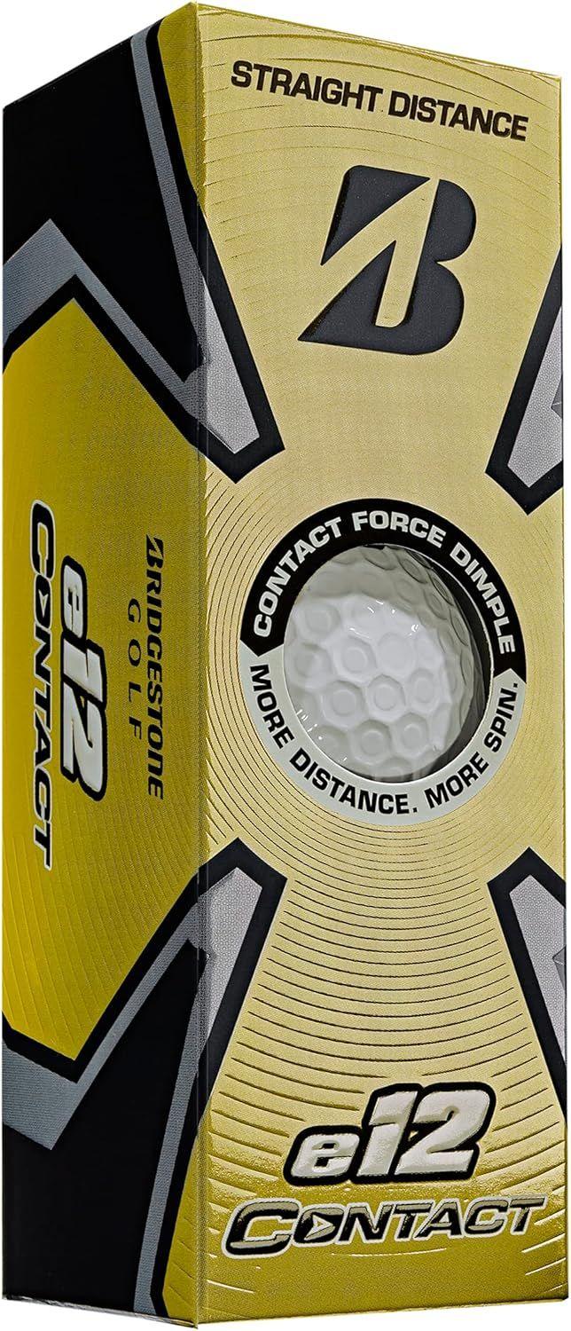 Bridgestone  e12 Contact Soft Golf Balls 2023 (3-Pack) - White - Excellent