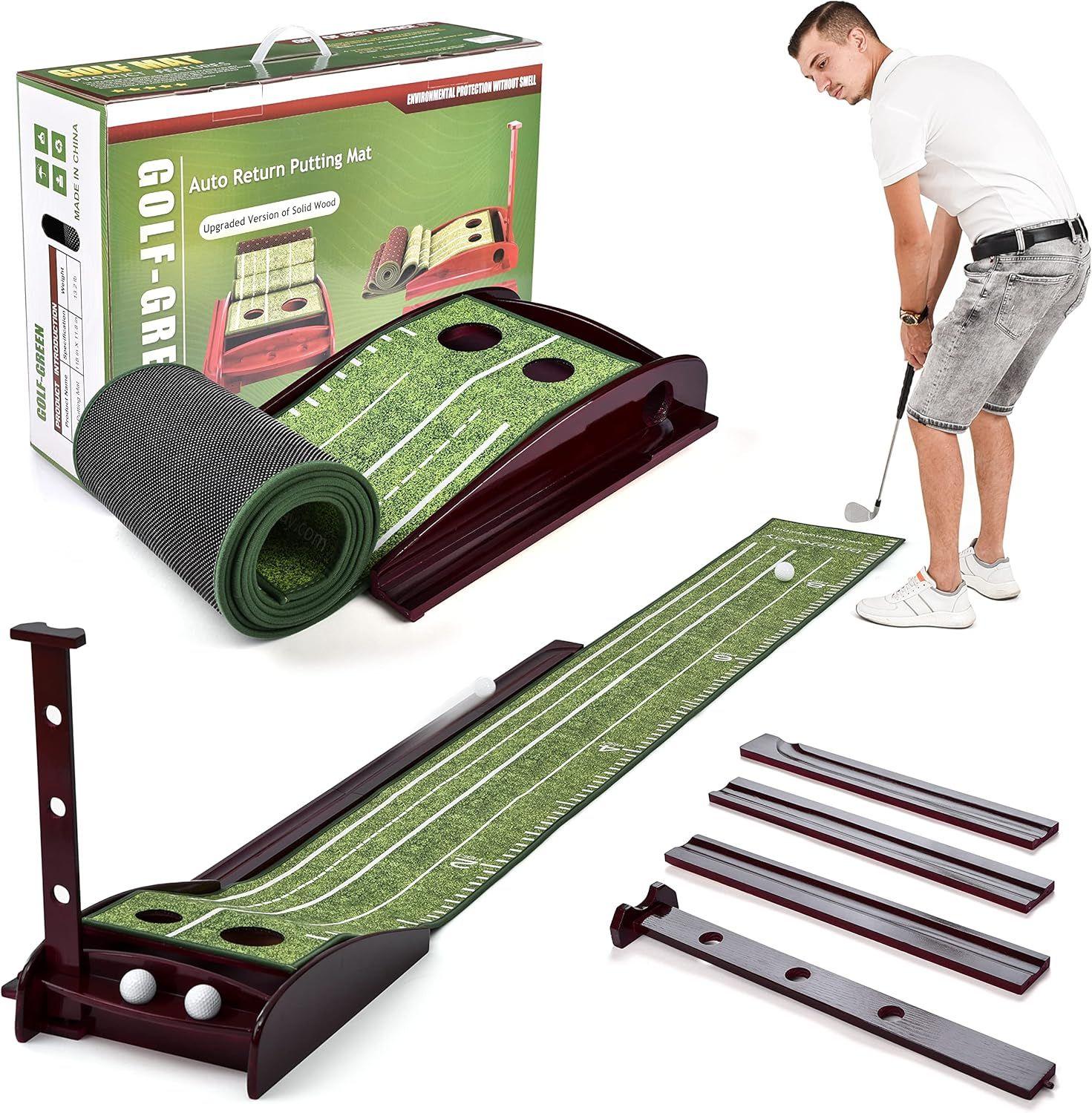 Britenway  Golf Putting Indoor & Outdoor Green Mat - Green - Excellent