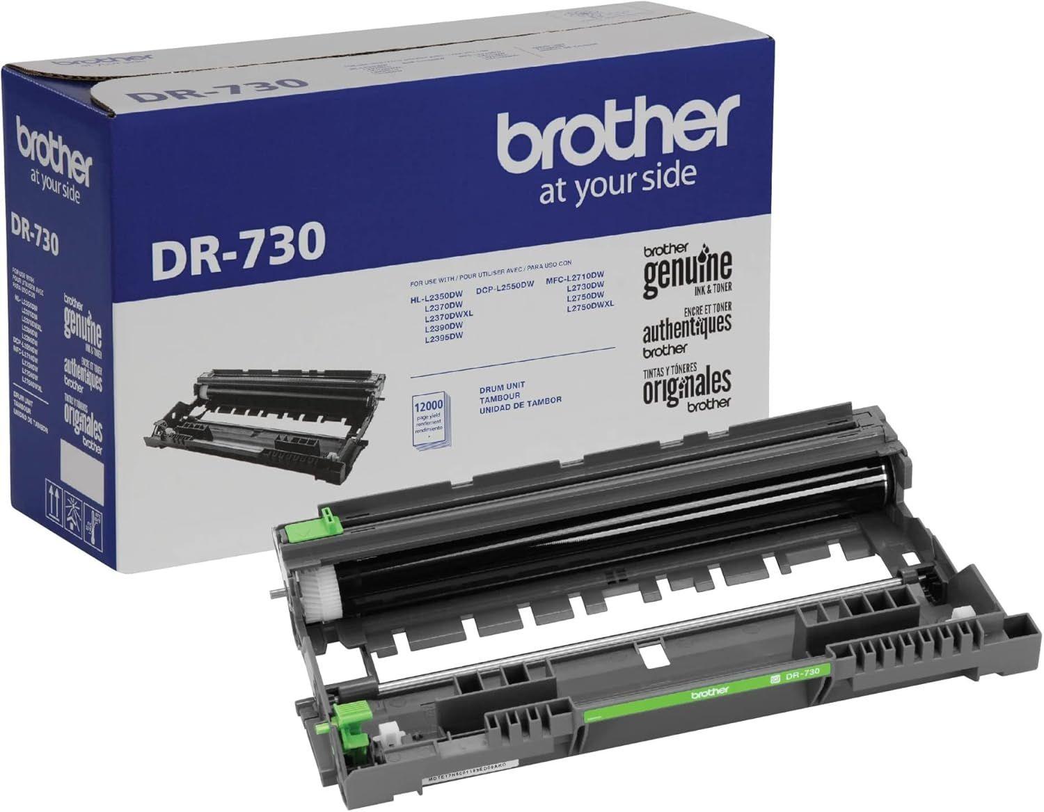 Brother  Consumables DR730 Genuine Drum Unit - Black - Brand New