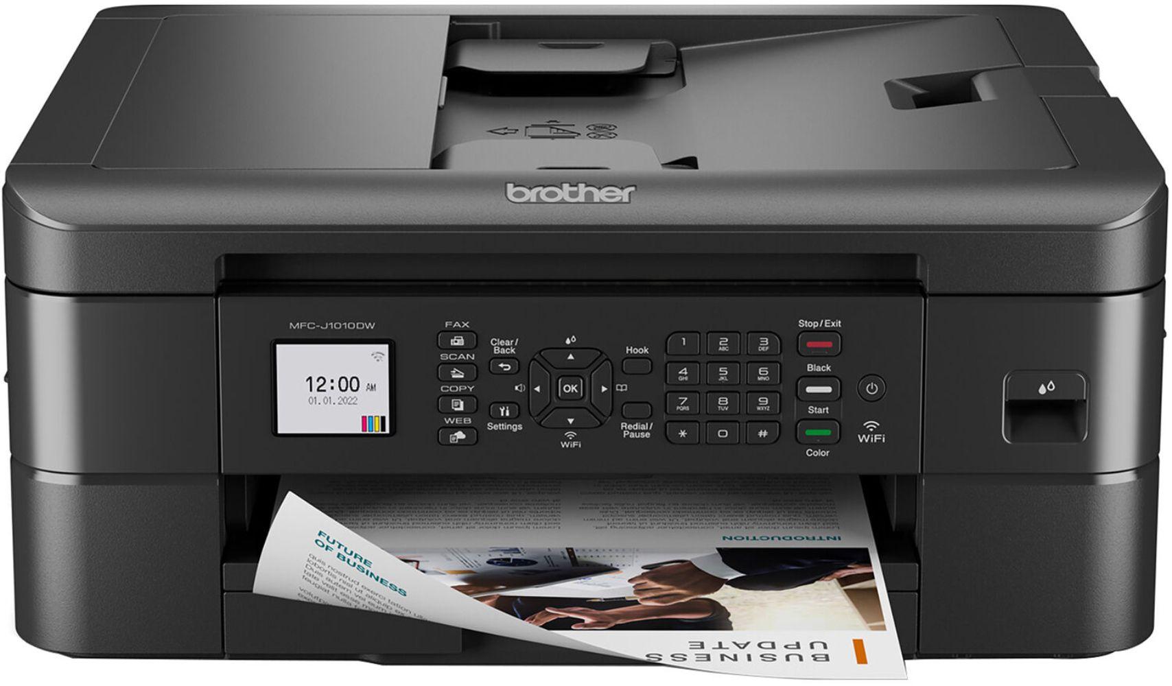 Brother  MFC-J1010DW All-in-One Color Inkjet Printer - Black - Excellent