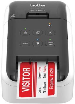 Brother QL-810WC Wireless Label Printer - Black/White