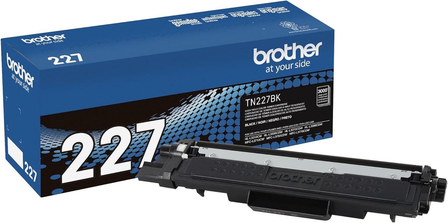 Brother  TN-227 High-Yield Black Toner Cartridge - Black - Brand New