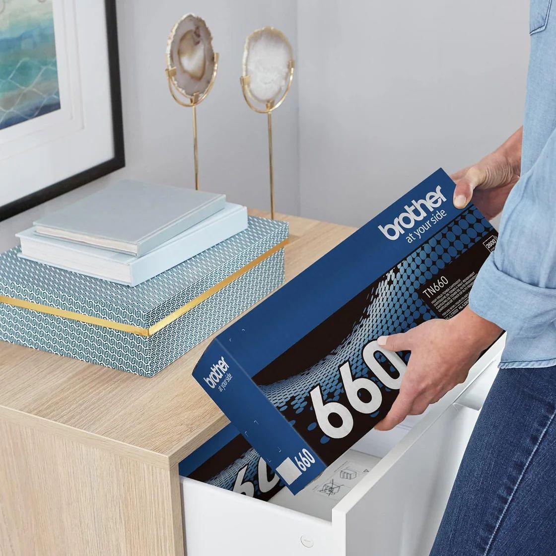 Brother TN-660 High Yield Toner Cartridge - Black