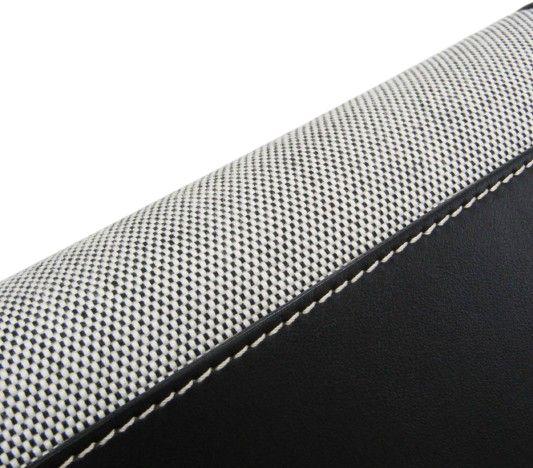 Burberry Canvas Leather Shoulder Bag - Canvas - Black/Red