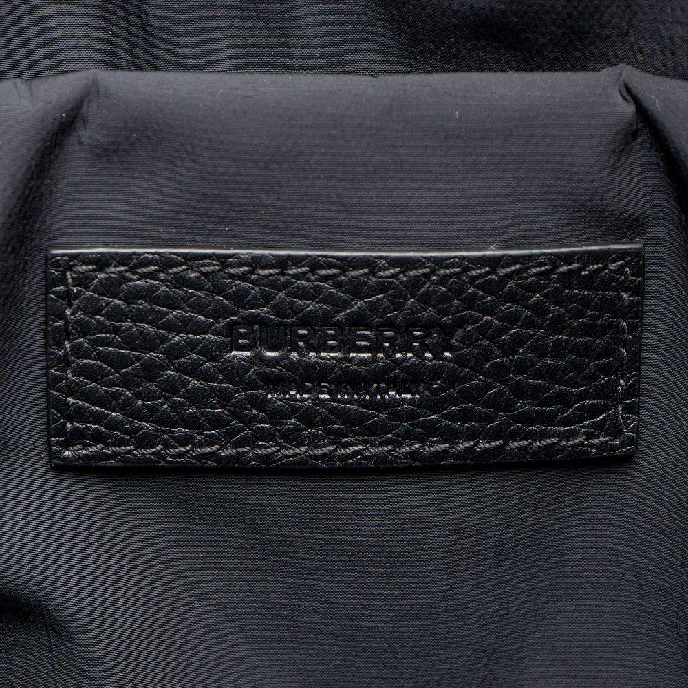 Burberry Econyl Check Weekender - Leather - Black