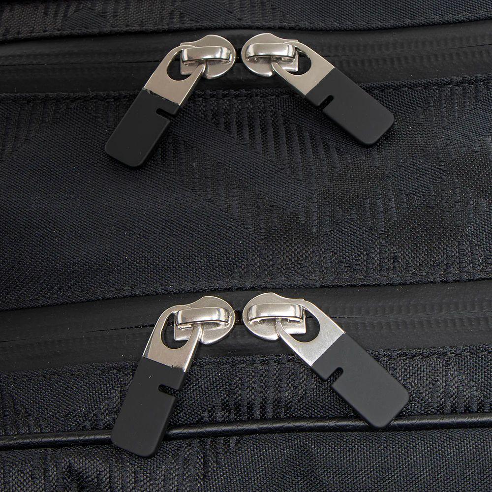 Burberry Econyl Check Weekender - Leather - Black