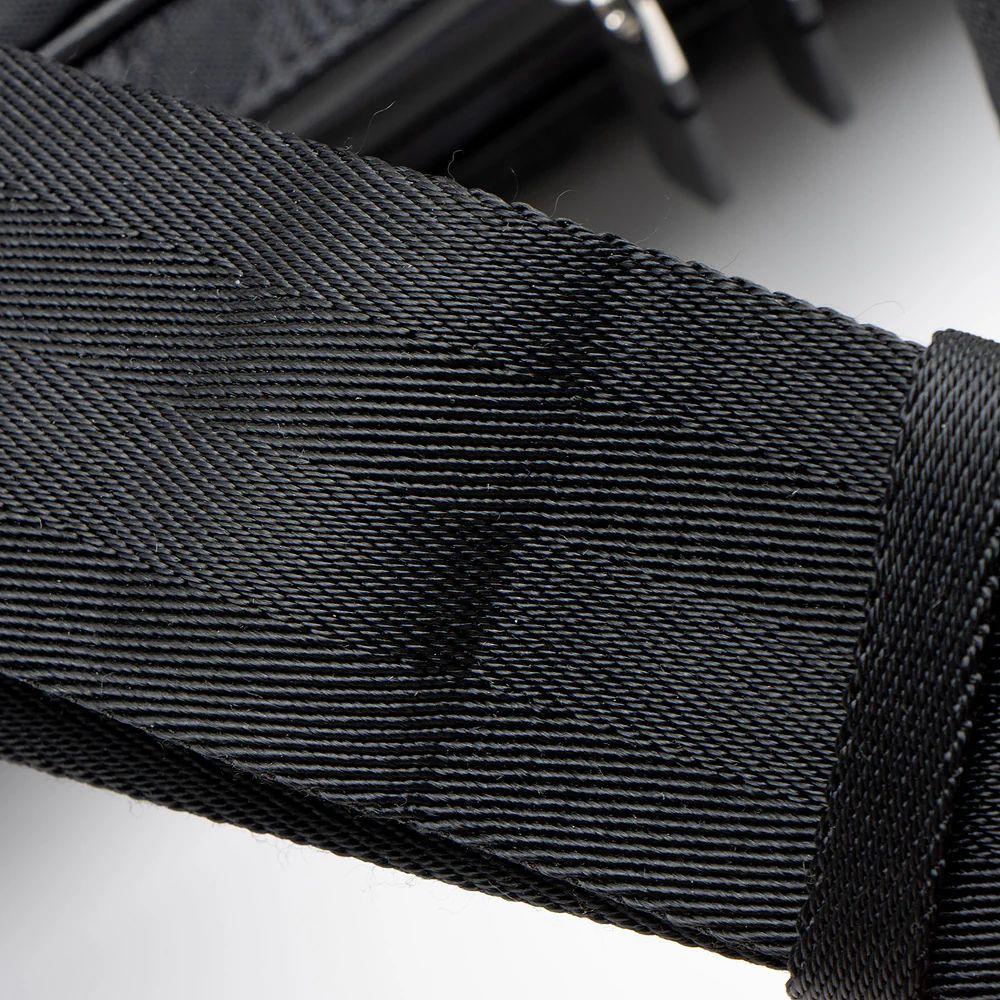 Burberry Econyl Check Weekender - Leather - Black