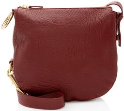 Burberry Leather Knight Small Shoulder Bag - Leather - Red