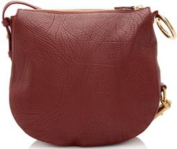 Burberry Leather Knight Small Shoulder Bag - Leather - Red