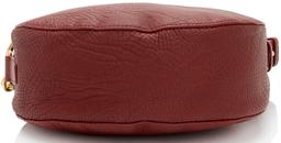 Burberry Leather Knight Small Shoulder Bag - Leather - Red