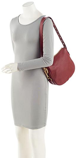 Burberry Leather Knight Small Shoulder Bag - Leather - Red