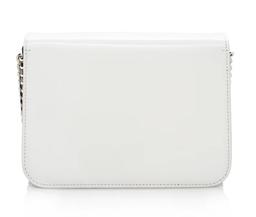 Burberry Leather Logo TB Shoulder Bag - Leather - Black/White