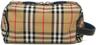 Burberry Leather Nylon Canvas Clutch Bag Pouch - Nylon - Beige