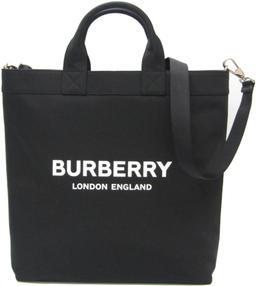 Burberry Leather Nylon Handbag Shoulder Bag - Nylon - Black