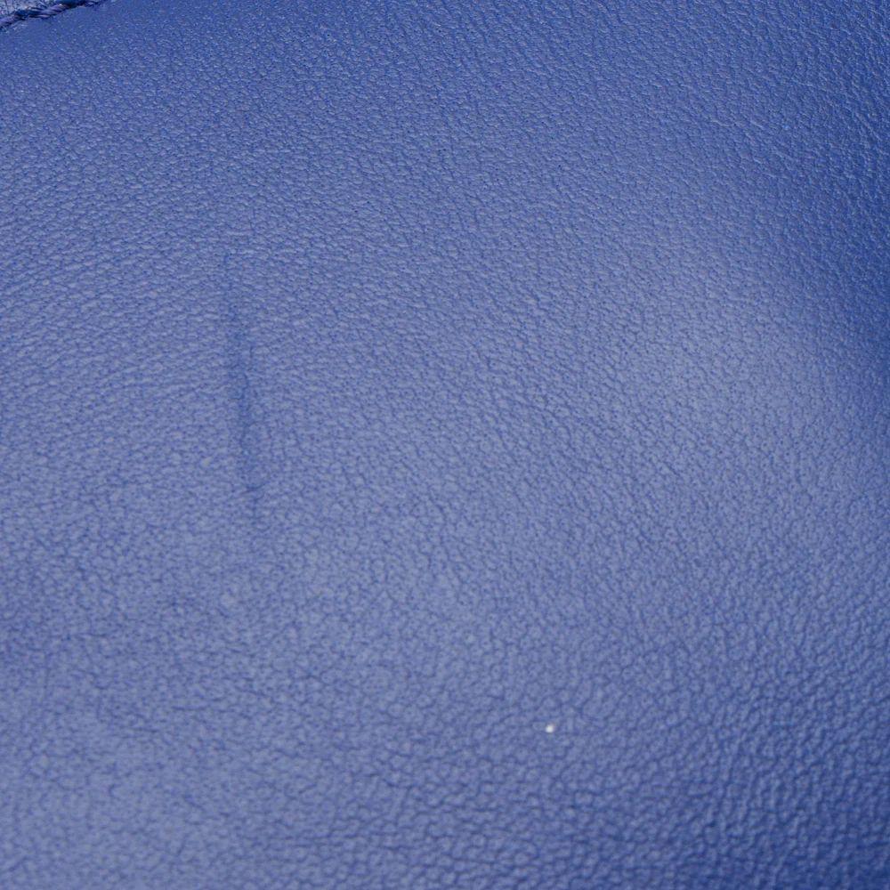 Burberry Leather Shield Mini Shoulder Bag - Leather - Blue