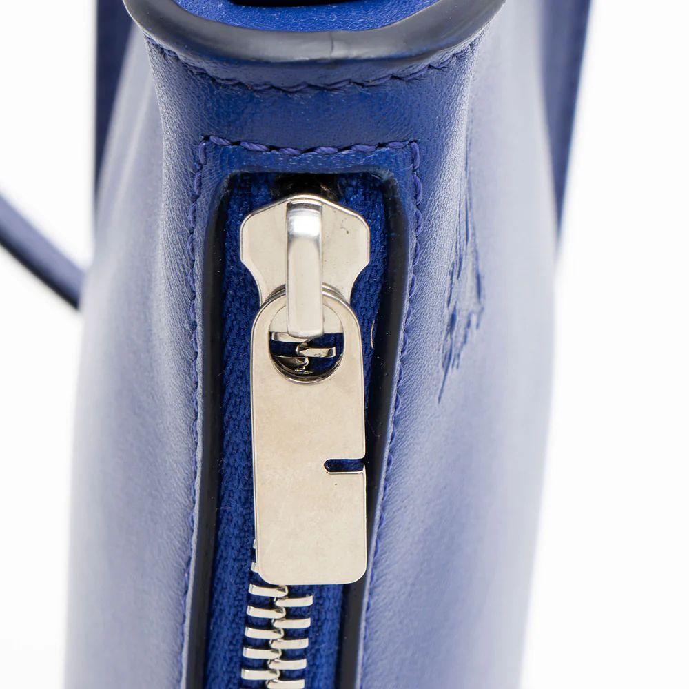 Burberry Leather Shield Mini Shoulder Bag - Leather - Blue