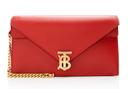 Burberry Leather TB Envelope Chain Shoulder Bag