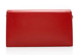 Burberry Leather TB Envelope Chain Shoulder Bag - Leather - Red