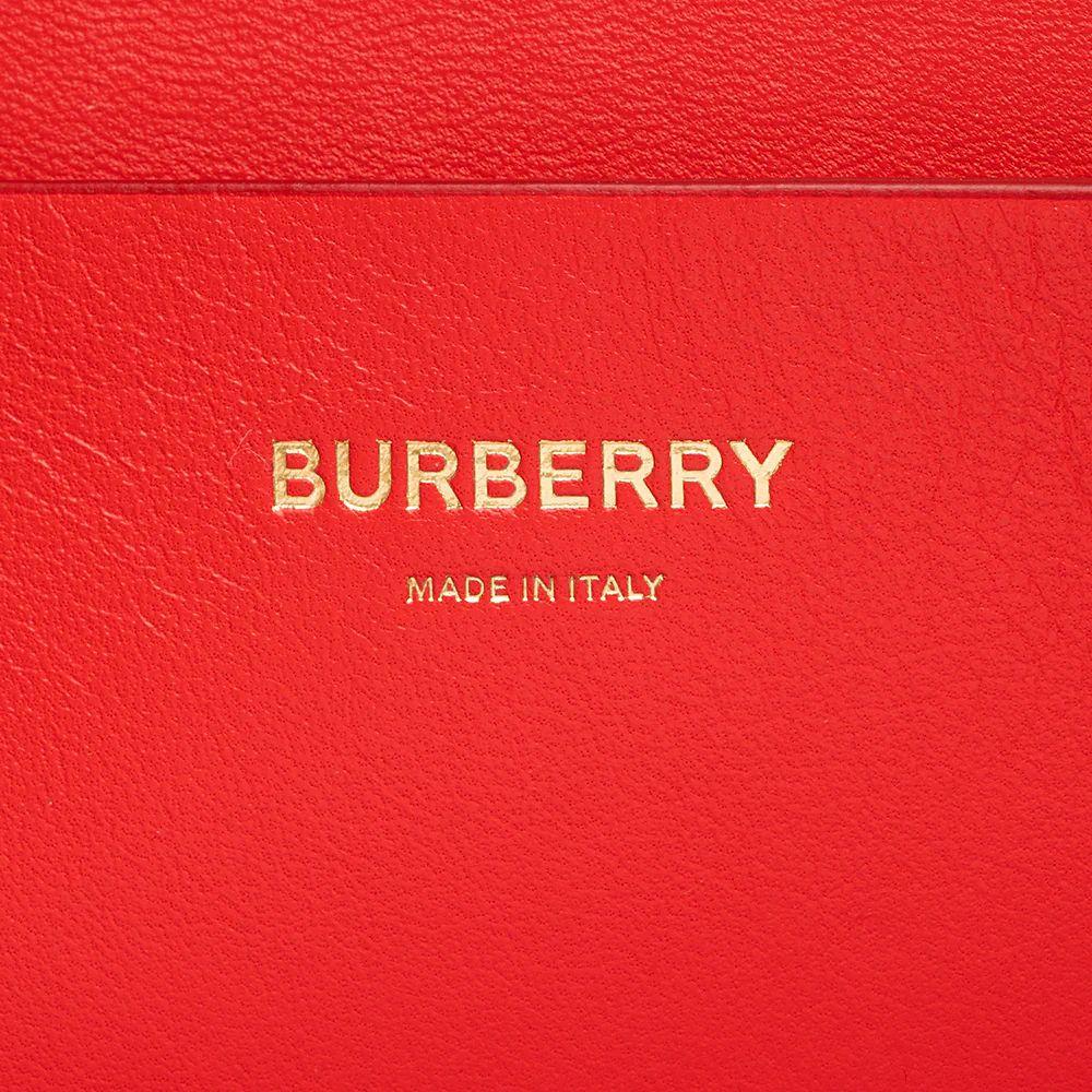 Burberry Leather TB Envelope Chain Shoulder Bag - Leather - Red