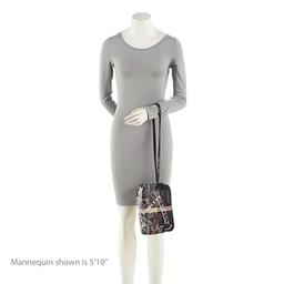 Burberry Mega Check Doodle Pouch - Coated Canvas - White/Black/Red