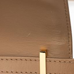 Burberry TB Monogram Leather TB Small Flap Bag - Leather - Brown