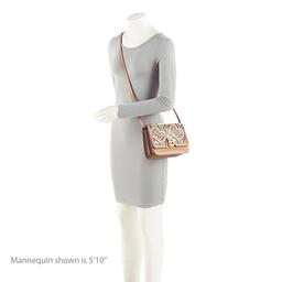 Burberry TB Monogram Leather TB Small Flap Bag - Leather - Brown