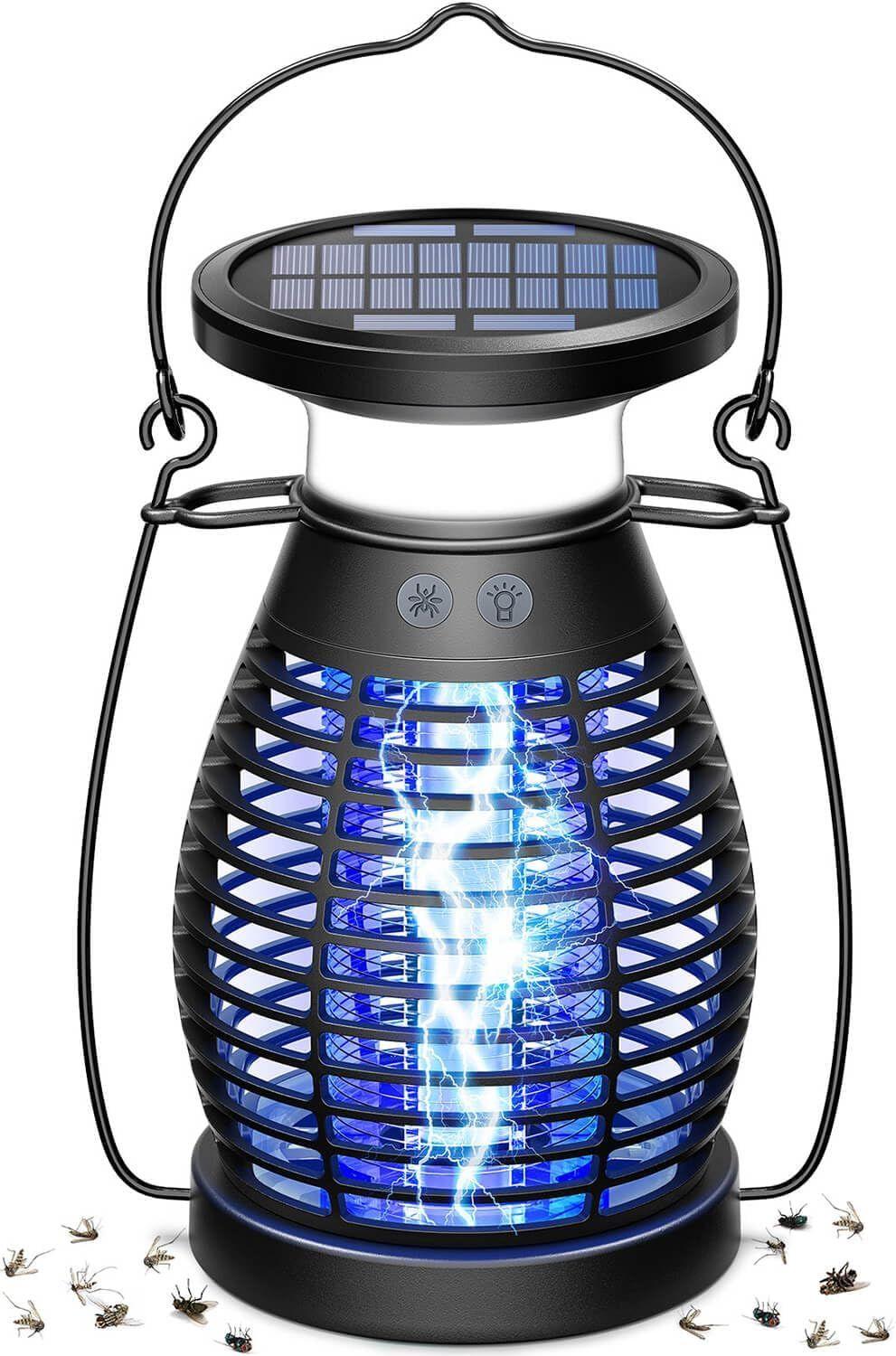 Burlan  Solar Bug Zapper - Black - Excellent