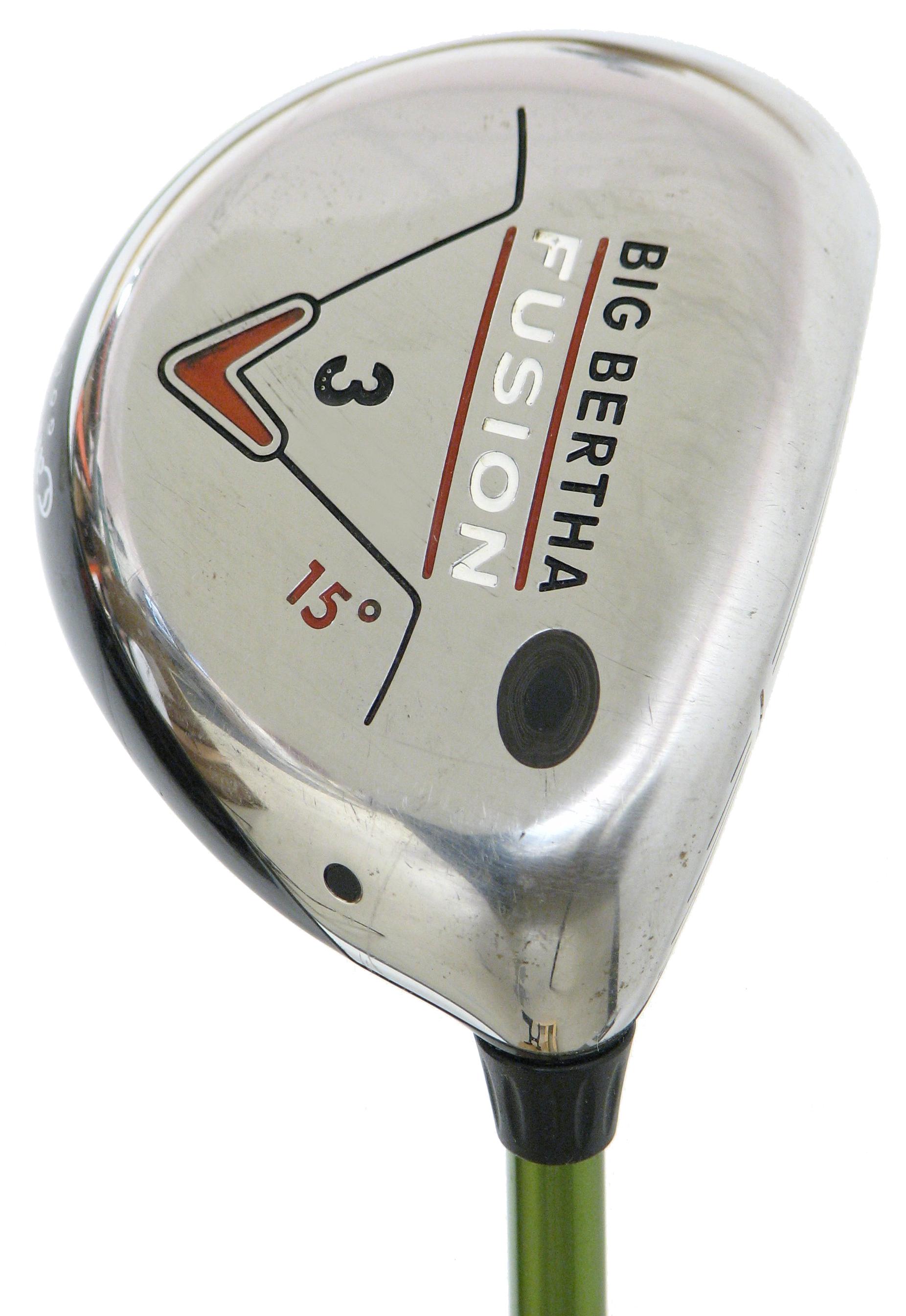 Callaway Big Bertha Fusion - Aldila NVS 55 Shaft - Standard Lie Angle - 5 Wood - Left Handed - Regular Flex - Standard Length - 19 Loft - Men - Good