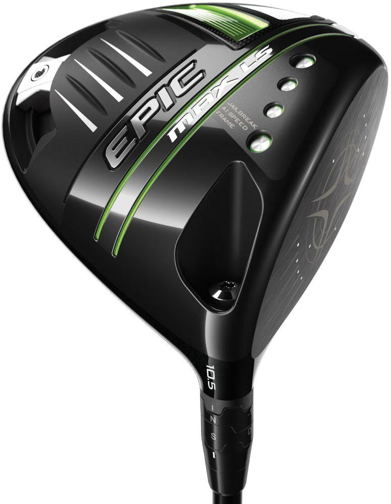 Callaway Epic MAX LS Driver - Golf Club - 9° Loft - Extra Stiff Flex - Aldila Rogue Black 130 MSI 70 Shaft - Men