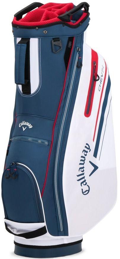 Callaway  Golf 2024 Chev 14 Cart Bag 14-Way Top - Navy / White / Red - Excellent