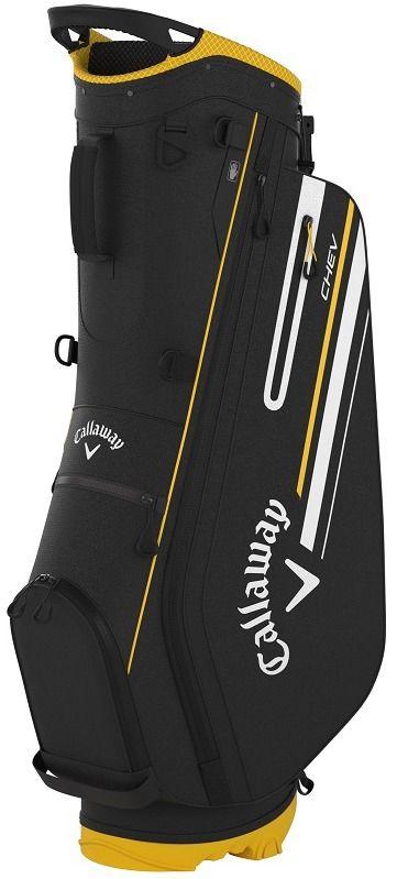 Callaway  Golf 2024 Chev Stand / Carry Bag 4-Way Top - Black / Goldenrod - Excellent