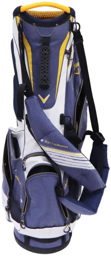 Callaway Hyper-Lite 3 Double-Strap Stand Golf Bag - Navy Blue/White