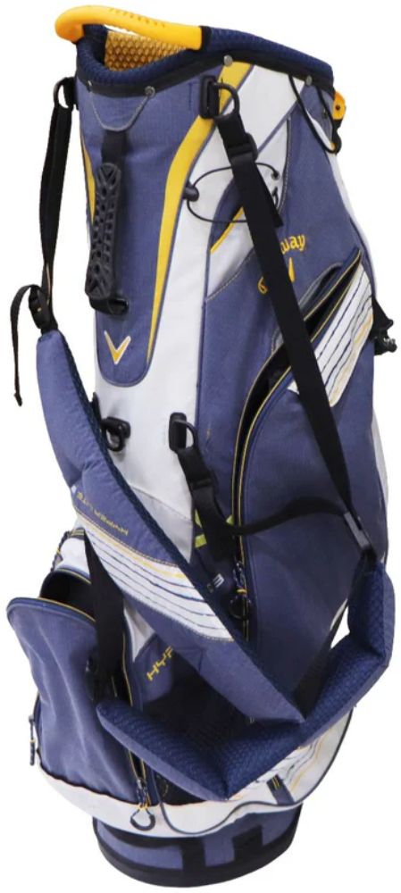 Callaway Hyper-Lite 3 Double-Strap Stand Golf Bag - Navy Blue/White