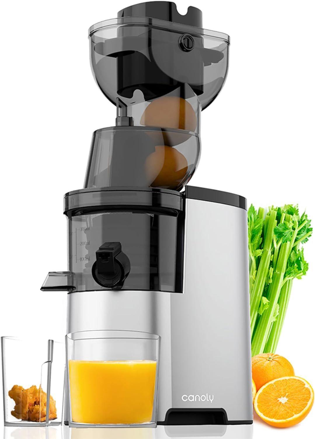 Canoly CANOLY Masticating Juicer Machines - Black/Silver - Excellent