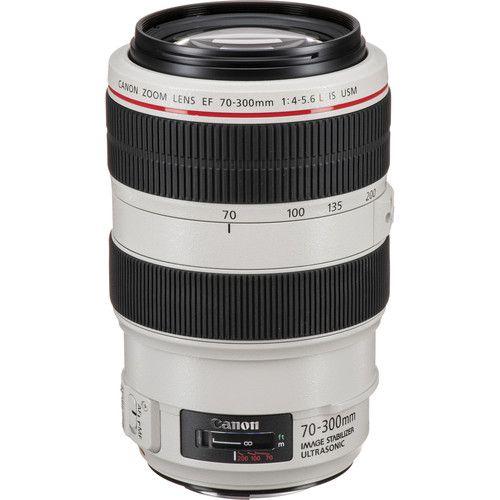 Canon  EF 70-300mm f/4-5.6L IS USM Lens - White/Black - Excellent