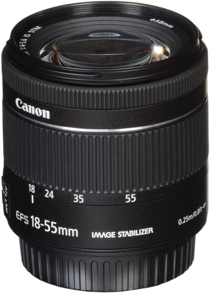 Refurbished Canon EF-S18-55mm f/4-5.6 IS STM Lens - Reebelo US