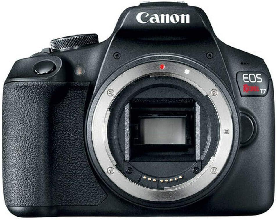 Canon  EOS Rebel T7 Digital SLR Camera (Body Only) - Black - Excellent