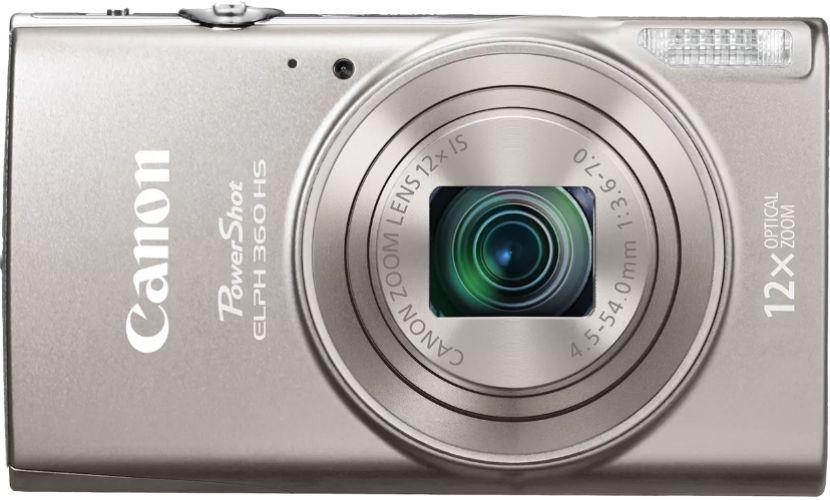 Canon  Powershot Elph 360 HS Digital Camera - Silver - Excellent