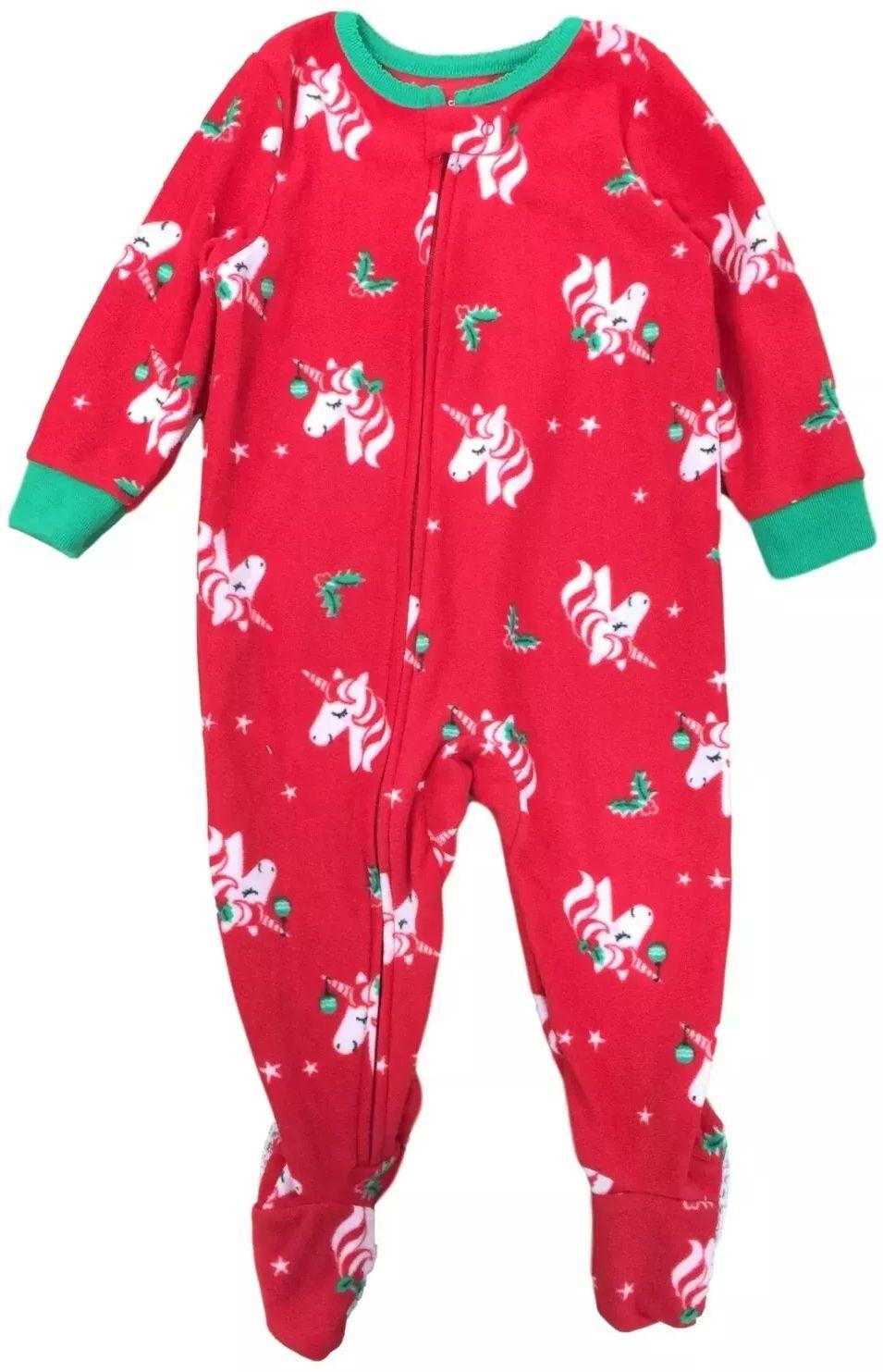 Carter's  Blanket Sleeper Unicorn 2T - Red - Over Stock